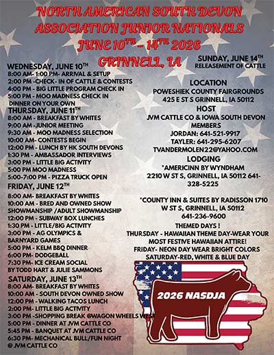 2026 Junior National Show Ad